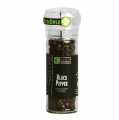 Gourmet-Gewürzmühle Black Pepper / schwarzer Pfeffer, Easy Gourmet - 55 g - Mühle