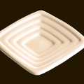 Square olive oil dip bowl, fits Flos Salis® Table Salt Bowl - 1 pc - carton