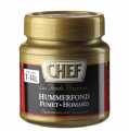 CHEF Premiumkoncentrat - hummerfond, latt degig, orangerod, for 7-14 L - 560 g - Pe kan