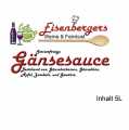 Eisenberger`s Gänsesauce, mit Rotwein abgeschmeckt,, Wintersaison - 5 l - Pe-eimer