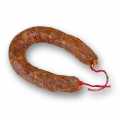 Chorizo Heradura Picante (hevosenkengan muotoinen) Iberico-sianlihaa - noin 250 g - tyhjio