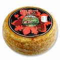 Pecorino Rosso, Schafskäse mit roter Rinde (Tomatenmark), ca. 6 Monate gereift - ca. 1,2 kg - Lose
