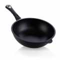 AMT gastro støbejern, wok pan, Ø 28 cm, 11 cm høj - induktion - 1 stk - løs