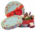 Small Hamper - jarni barokni kolekce, smes pralinek s orechy, darkova krabicka, Venchi - 200 g - umet