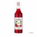 Monin hindberjasirop 1:8 - 1 litra - Flaska