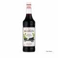 Monin solberjasirop (Cassis) 1:8 - 1 litra - Flaska
