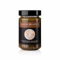 Spice Garden Summer Tryffele Brisures, hienoksi pilkottuna ja keitettyna portviiniliemessa - 225 g - Lasi