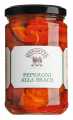 Peperoni alla brace, Grilled peppers in extra virgin olive oil, Mongetto - 290 g - Glass