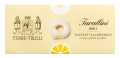 Tarallini Dolci Glassati all`Arancia, pasta me glazure portokalli, Terre dei Trulli - 150 g - paketoj