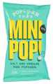 Mini Pop! Salt and Vinegar Popcorn Single Serve, Popcorn with Salt and Vinegar, Popcorn Shed - 22 g - bag