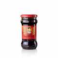 Chilli olej s fermentovanymi sojovymi boby, Lao Gan Ma - 280 g - Sklo