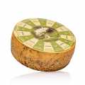 Villihvitlauksostur, halfhardhur ostur, heilt hjol, lifraent - ca. 4,2 kg - Pappi