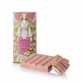 Coppeneur Angel Hair, chocolade reep met aardbei, pistache en suikerspin - 85 gram - Papier
