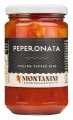 Peperonata, bell pepper vegetables, montanini - 280 g - Glass