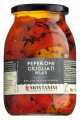 Pepperoni grigliati sott`olio, bell pepper fillets, grilled, in oil, montanini - 950 g - Glass