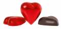 Dark chocolate valentines, dark chocolate hearts 75%, Venchi - 1,000g - kg