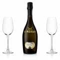 Sansibar`s Best San Simone Prosecco Brut 0,75l + 2 sklenicky na sampanske Riedel - 3 ks. - Lepenka