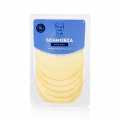 Fatias de scamorza, queijo Pasta Filata defumado, Casa di Pietro - 110 g - bolhas