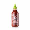 Molho de pimenta Sriracha, picante, com capim-limao, bisnaga, Flying Goose - 455ml - Garrafa PE Molho de pimenta Sriracha, picante, com capim-limao, bisnaga, Flying Goose - 455ml - Garrafa PE