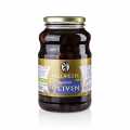 Olives negres, amb pinyol, Kalamata - Olives extra grans, en salmorra, Jardinelle - 2,6 kg - Vidre