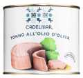 Tonno all`olio d`oliva, tuna in olive oil, greci, prontofresco - 600 g - can