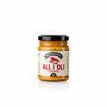 Allioli Salsa Creme picante, pikantni cesnekovy krem, cervena - 90 g - Sklo