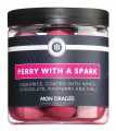 Perry with a Spark, permen licorice dalam cokelat putih dengan raspberry dan cabai, Mon Dragee - 150 g - Bagian
