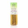 Linguine Morelli 1860, com alho, manjericao e germen de trigo - 250g - bolsa Linguine Morelli 1860, com alho, manjericao e germen de trigo - 250g - bolsa