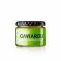 Kaviar minyak zaitun Caviaroli®, mutiara kecil yang diperbuat daripada minyak zaitun dengan wasabi - 50g - kaca