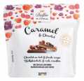 Caramel and chocolate with red fruit, Salted butter caramel with berries, Dolfin - 125 g - bag Caramel and chocolate with red fruit, Salted butter caramel with berries, Dolfin - 125 g - bag