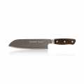 Santoku Nitro Gelap, 18cm, Tebal - 1 buah - kotak