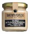 Sugo con funghi cepes e tartufo, sauce aux champignons a la truffe, Tartufi Ponzio - 180 g - Verre Sugo con funghi cepes e tartufo, sauce aux champignons a la truffe, Tartufi Ponzio - 180 g - Verre