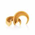 Dessert - Tartelettes C - Tartelette en forme de croissant, pointue, 91 x 78 x 19 mm, La Rose Noire - 1,152 kg, 48 pieces - Carton