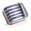 Chocolates - sardines, milk chocolate, tin, Michel Cluizel - 75 g, 5 pcs - can