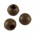 Hollow truffle balls, milk chocolate, Ø 25 mm, Valrhona - 1.3 kg, 504 pcs - carton