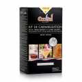 Creme Brulee Set Vanille, karamelisieren mit Flambieressenz, 50 Portionen - 51 tlg. - Karton
