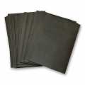 Einschlagpapier, fettbeständig, Zuschnitte, schwarz, 19 x 28 cm - 1.000 St - Karton