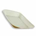 Disposable palm leaf plate, square, 17 x 17 cm, 100% compostable - 25 hours - bag