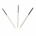 Wooden skewers - with black-colored end, 9cm, 100% Chef - 100 St - bag