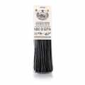 Morelli 1860 Linguine, schwarz, mit Sepia-Tintenfischfarbe & Weizenkeimen - 250 g - Beutel