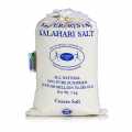 Sel de cristal d`argent du Kalahari, brut - 1 kg - Sac en tissu