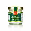English clotted cream, firm cream cream, 56% fat - 28 g - Glass