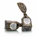 Mini truffle chocolates by Tartuflanghe Tartufo Dolce di Alba NERO a 7g, brown striped paper - 200 g - bag